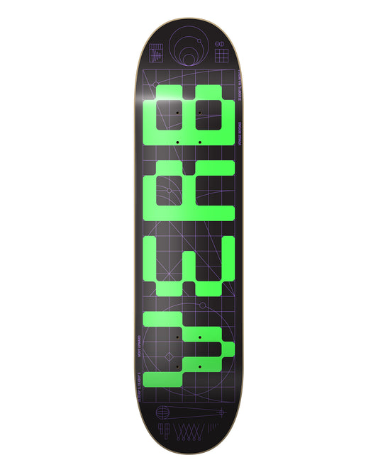 INVADER - GLOW IN THE DARK GREEN 7.75" DECK