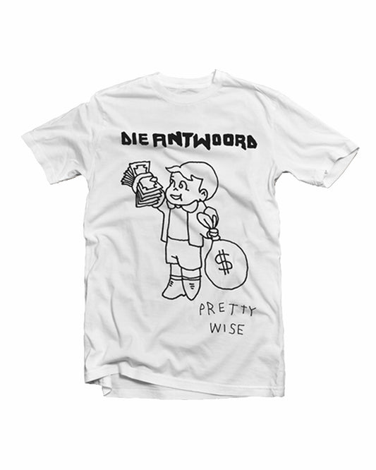 DIE ANTWOORD - PRETTY WISE T-SHIRT - WHITE
