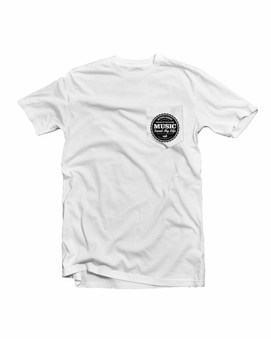 MSML POCKET T-SHIRT - WHITE