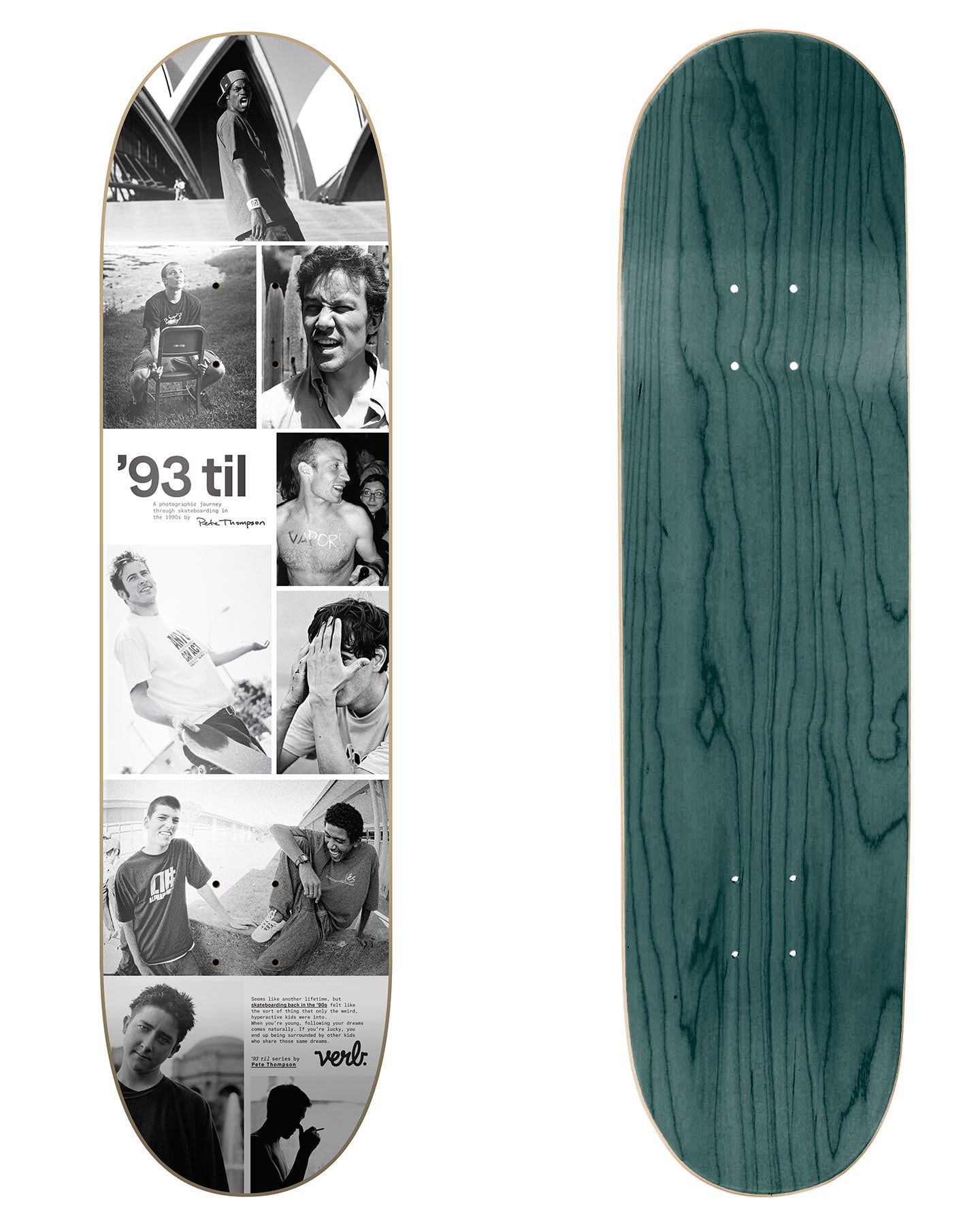 '93 TIL - COLLAGE B&W 8.25" DECK