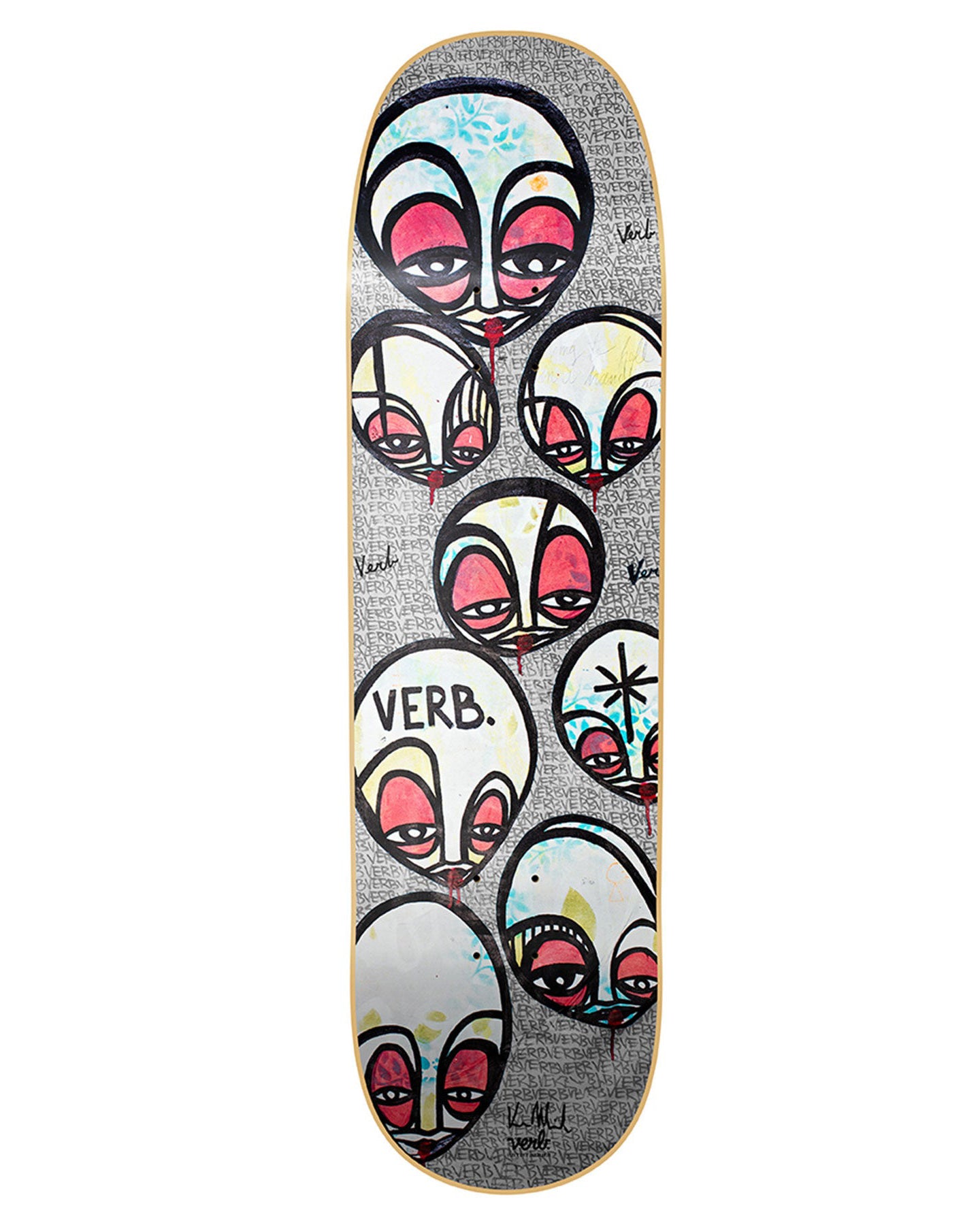 KRIS MARKOVICH - LIP SERVICE GREY 8.75" DECK