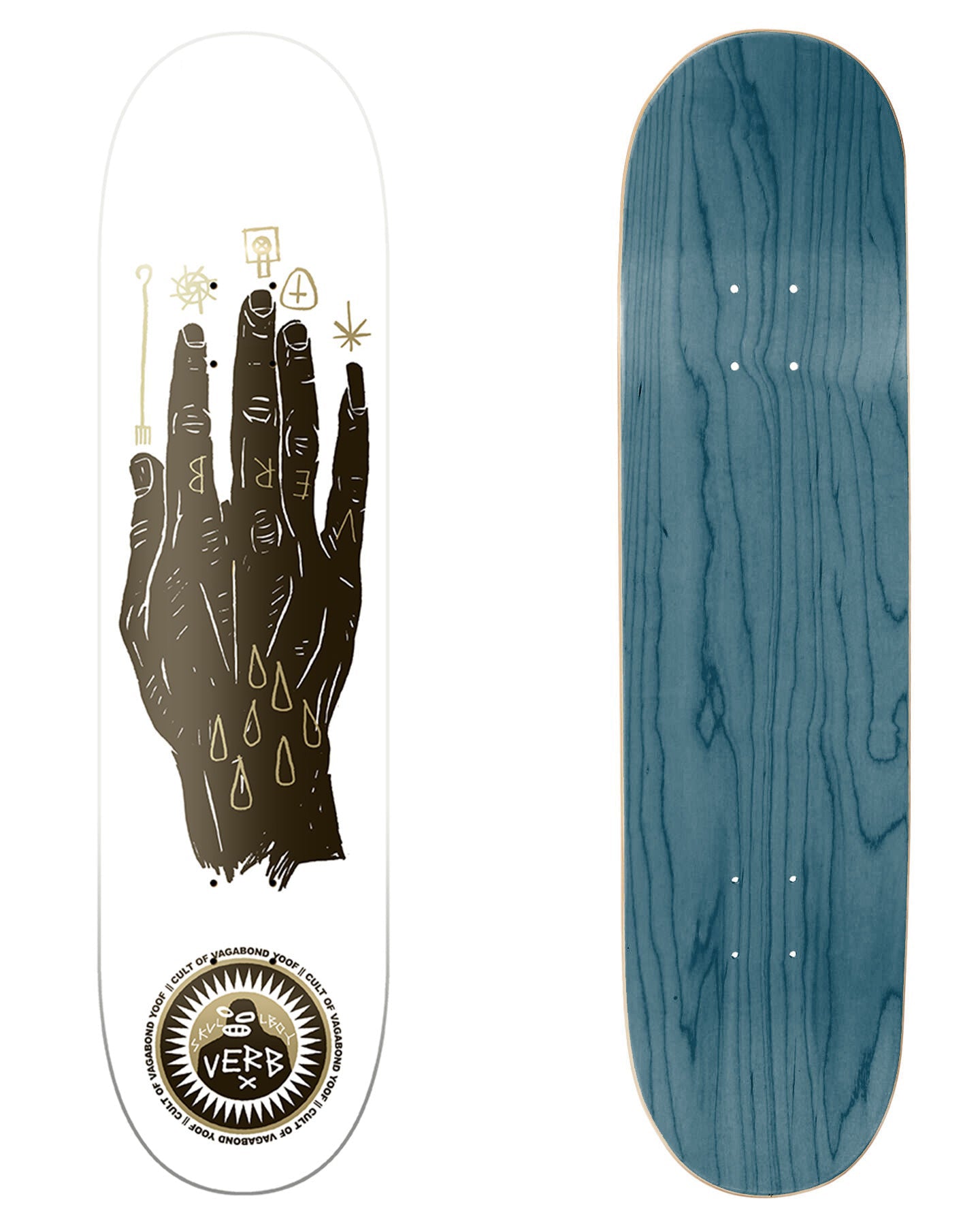 SKULLBOY - HAND 8.25" DECK