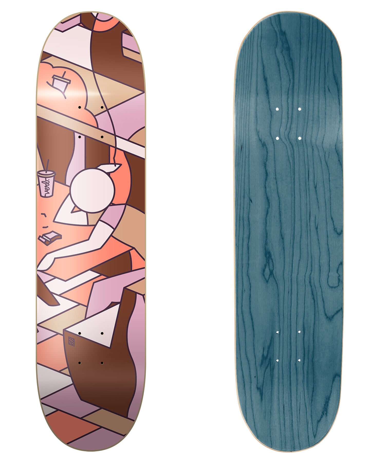 STEPHEN BAKER - TWO 8.25" DECK