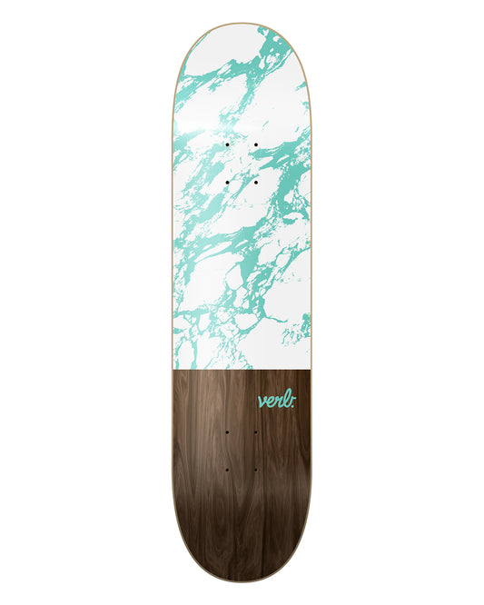 MARBLE DIP - WHITE/MINT 8.25" DECK