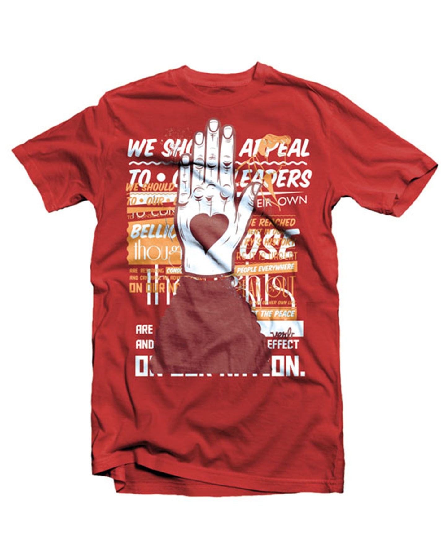 WESLEY VAN EEDEN T-SHIRT - RED