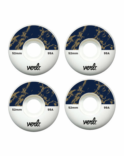 CLASSIC CUT WHEELS - MARBLE DIP NAVY/GOLD 52 MM