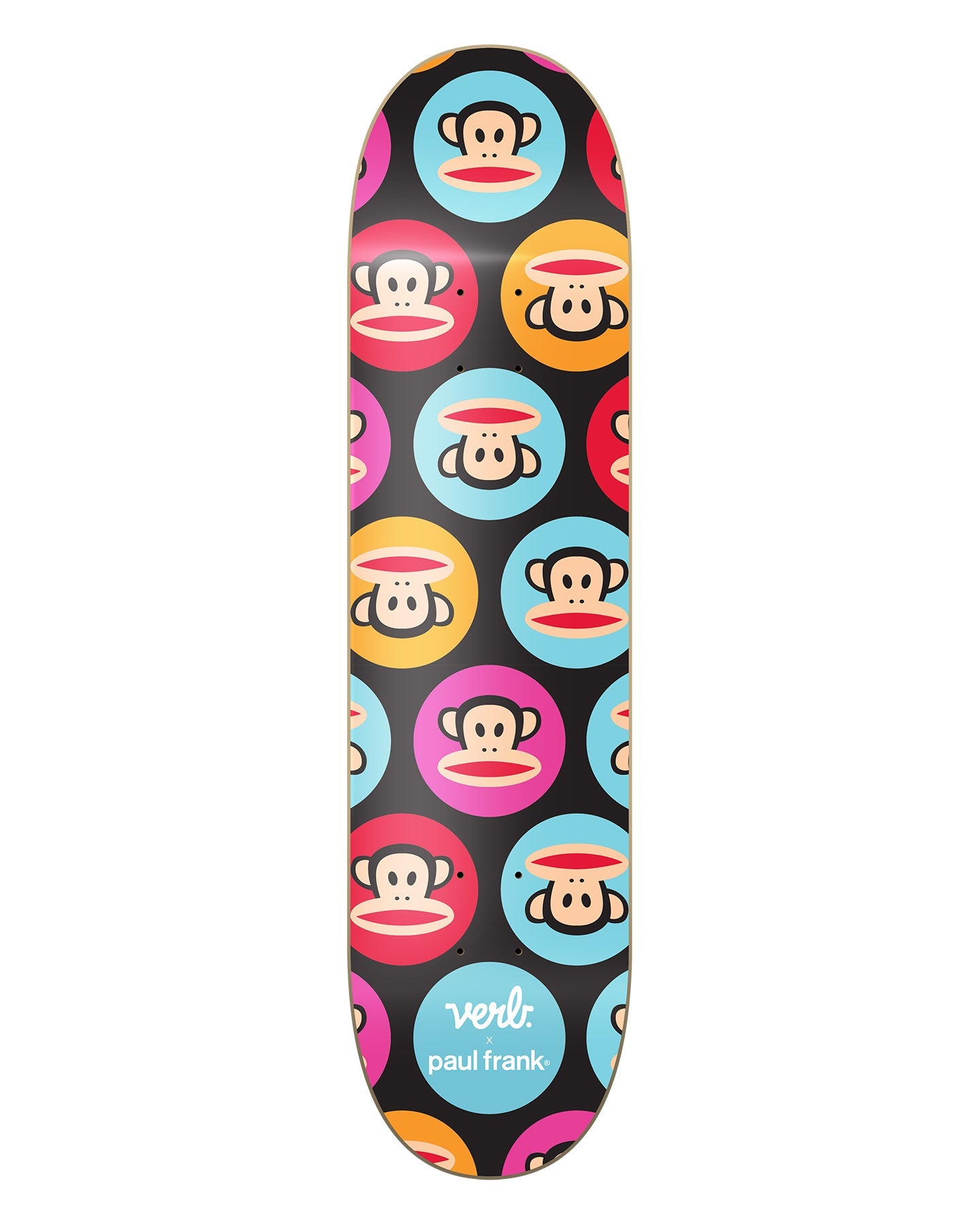 VERB X PAUL FRANK - POLKA DOT DECK - BLACK