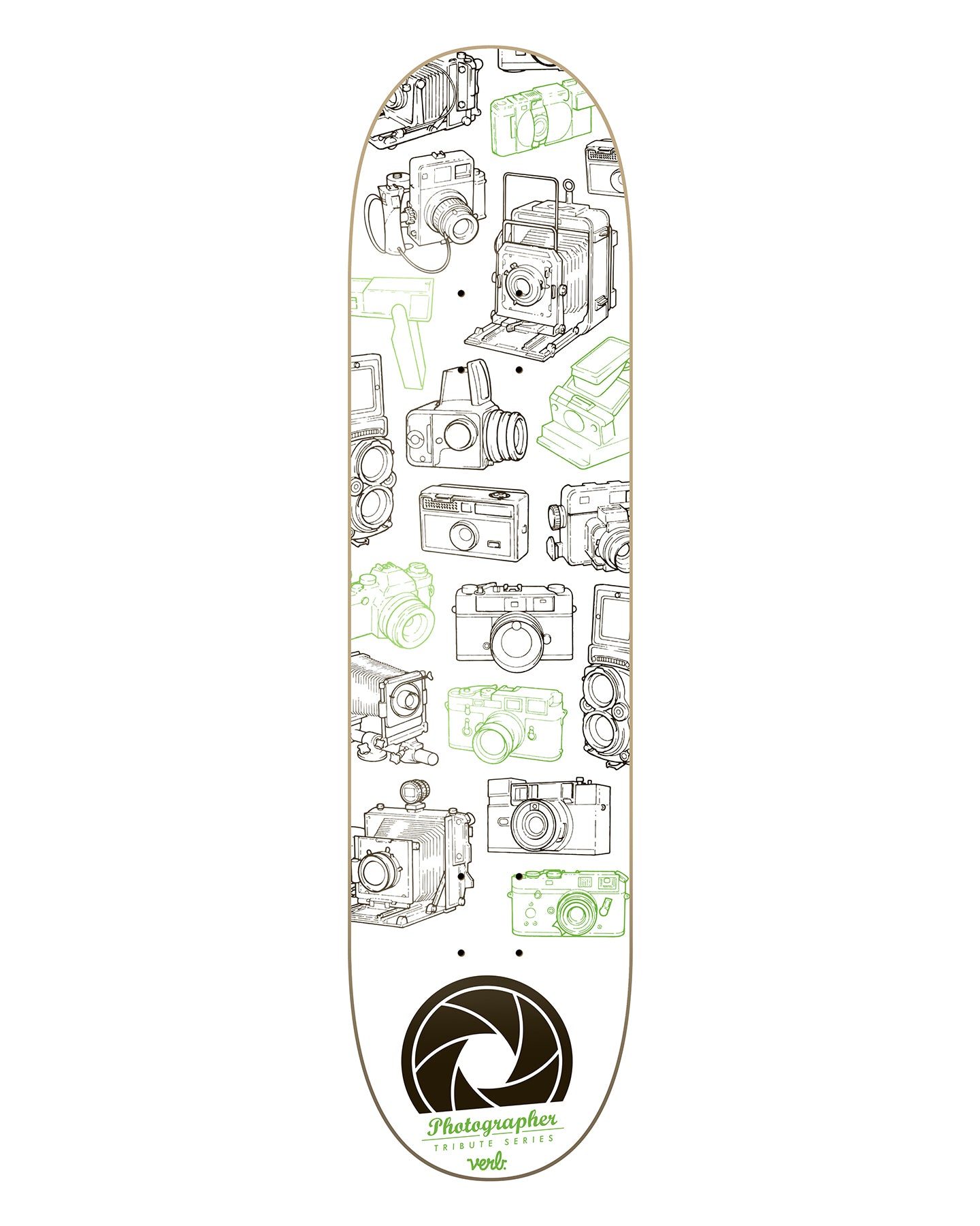 PHOTOGRAPHER TRIBUTE SERIES - GREEN LOGO DECK